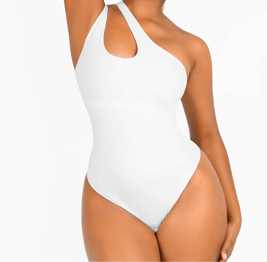 One Shoulder Shapewear Bodysuit