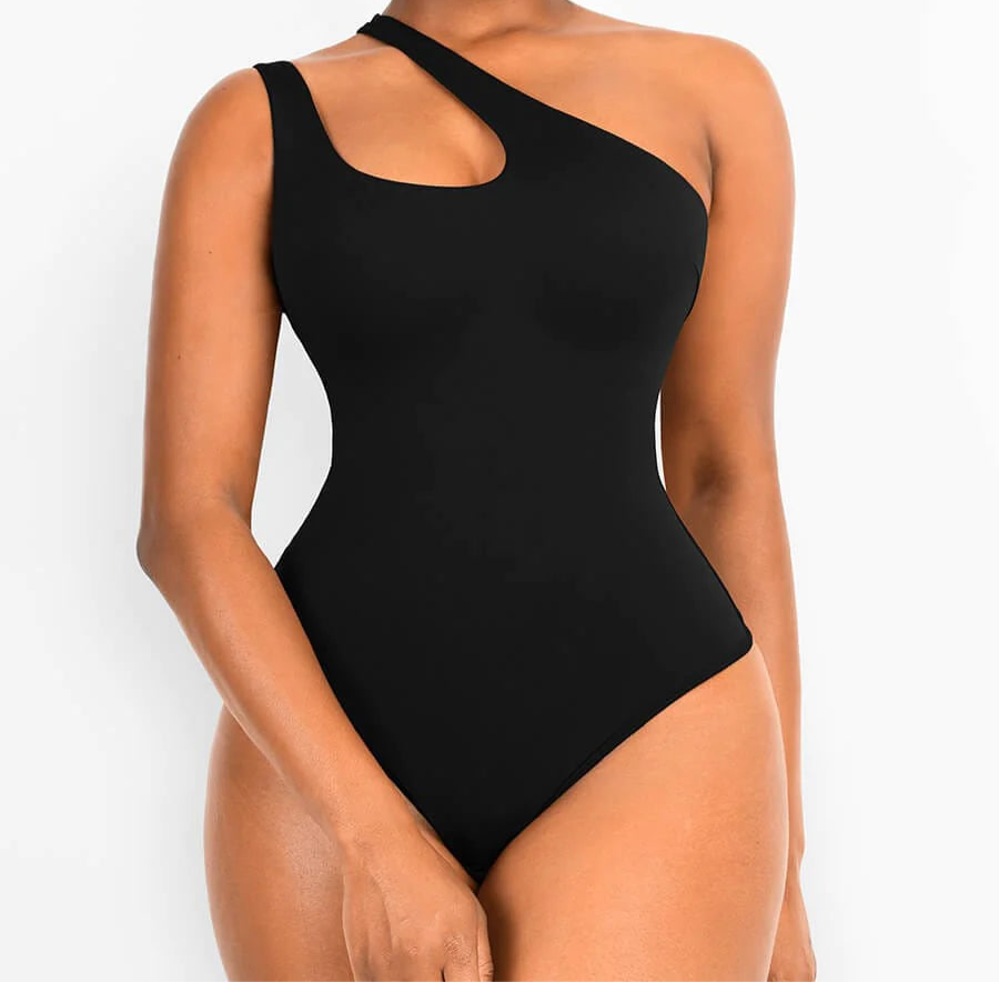 One Shoulder Shapewear Bodysuit